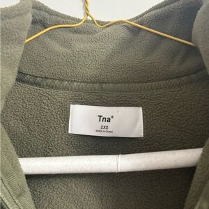 Tna XXS crop fleece zip up